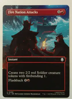 Fire Nation Attacks *Borderless Uncommon* Magic MtG x1 Avatar The Last Airbender - Image 1