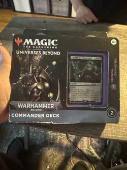 MTG Warhammer 40k Necron Dynasties Commander Deck Universes Beyond Sealed - Image 1