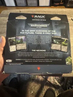 MTG Warhammer 40k Necron Dynasties Commander Deck Universes Beyond Sealed - Image 2