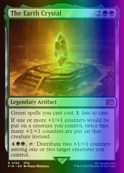 The Earth Crystal #184 Foil MTG Final Fantasy FIN Magic the Gathering - NM /Mint - Image 1