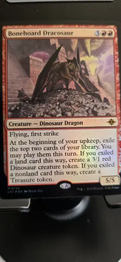 Bonehoard Dracosaur The Lost Caverns of Ixalan Foil - Image 1