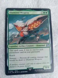 NM Diamond Weapon, MTG, Final Fantasy, Magic the Gathering, 183 Mint Pack Fresh - Image 1