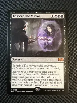 MTG Beseech the Mirror​​- Wilds Of Eldraine Mythic NM Reg - Image 1
