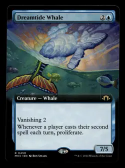 Dreamtide Whale (Extended Art) #450 MTG Modern Horizons 3 NM X1 - Image 1