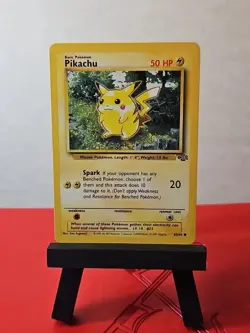 Pokemon Card Pikachu Jungle 60/64 WOTC Card Unlimited LP-NM - Image 1