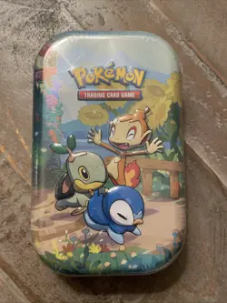 Pokemon TCG Celebrations Mini Tin - SINNOH 2021 SEALED Turtwig Chimchar Piplup 820650809378 - Image 1