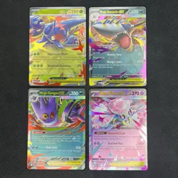 Mega Gengar Heracross Sharpedo Diancie Ex Pokemon Phantasmal Flames NM Lot - Image 1