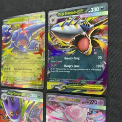 Mega Gengar Heracross Sharpedo Diancie Ex Pokemon Phantasmal Flames NM Lot - Image 2