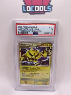 PSA 5 Electivire LV.X 2007 Mysterious Treasures 121/123 Holo Pokemon - Image 1
