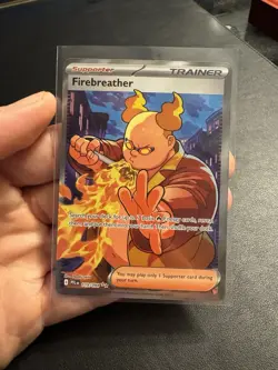 Firebreather 119/094 Phantasmal Flames Full Art NM Pokemon Trading Card - Image 1