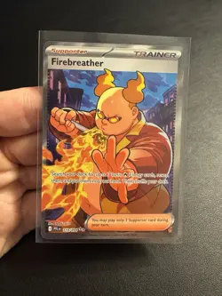 Firebreather 119/094 Phantasmal Flames Full Art NM Pokemon Trading Card - Image 4