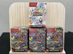 Pokemon TCG: 3x Mega Evolution, Prismatic Evolutions - Booster Bundle Lot of 4 - Image 1