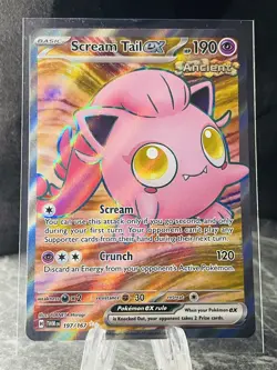 Scream Tail 197/167 Holo Ultra Rare Pokemon TCG Twilight Masquerade - Image 1
