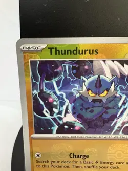 Thundurus 033/086 Master Ball Black Bolt English Pokemon TCG NM Masterball - Image 2