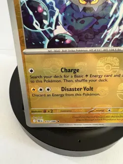 Thundurus 033/086 Master Ball Black Bolt English Pokemon TCG NM Masterball - Image 4