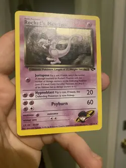 Rocket's Mewtwo - 14/132 - Pokemon Gym Challenge Unlimited Holo Rare Card LP - Image 3