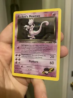 Rocket's Mewtwo - 14/132 - Pokemon Gym Challenge Unlimited Holo Rare Card LP - Image 4