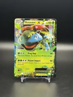 2016 POKEMON XY GENERATIONS #1 VENUSAUR EX ULTRA RARE NM - Image 1