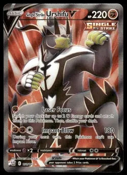 Pokemon TCG Battle Styles #150/163 Single Strike Urshifu V LP - Image 1