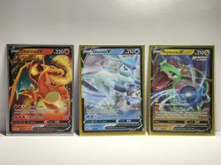 Crown Zenith - Pokemon TCG - Full Art Ultra Rare - V - Set Of Three - Mint - Image 1