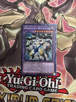 (DOOD) Yugioh Dracotail Arthalion JUSH-EN006 Collector's Rare 1st Edition VLP - Image 1