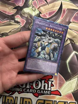 (DOOD) Yugioh Dracotail Arthalion JUSH-EN006 Collector's Rare 1st Edition VLP - Image 4