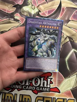(DOOD) Yugioh Dracotail Arthalion JUSH-EN006 Collector's Rare 1st Edition VLP - Image 5