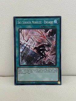 Yu-Gi-Oh Sky Striker Mobilize - Engage! BLMR-EN091 Secret Rare Near Mint 1st Ed - Image 1