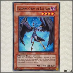 Blackwing - Shura the Blue Flame - RGBT-EN011 - Common 1st Edition Yugioh - Image 1