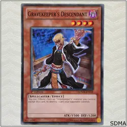 Gravekeeper's Descendant - SDMA-EN019 - Common 1st Edition Yugioh - Image 1