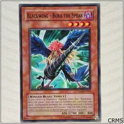 Blackwing - Bora the Spear - CRMS-EN009 - Common Unlimited Yugioh - Image 1