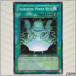 Telekinetic Power Well - CRMS-EN055 - Common Unlimited Yugioh - Image 1
