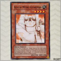 Koa'ki Meiru Guardian - RGBT-EN023 - Common 1st Edition Yugioh - Image 1