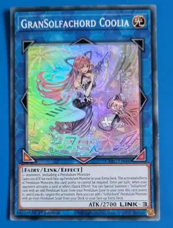 GranSolfachord Coolia - Super Rare - 1st Ed - CYAC-EN049 - New & Mint - YuGiOh - Image 1