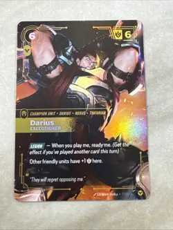 Riftbound Darius Card Darius Executioner OGN 243/298 English League of Legends - Image 1