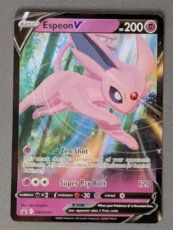 Espeon V Promo SWSH: Sword & Shield Promo Cards SWSH201 NM Holo - Image 1