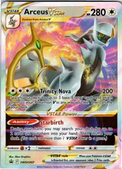 Arceus VSTAR Promo SWSH: Sword & Shield Promo Cards SWSH307 NM - Image 1