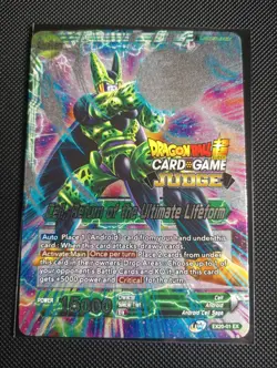 Cell Return of the Ultimate Life Form JUDGE STAMP Dragon Ball Super Card Game NM - Image 1