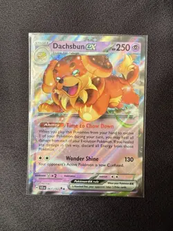 Pokemon TCG Dachsbun EX Holo Double Rare Card 067/142 S&V Stellar Crown - Image 1