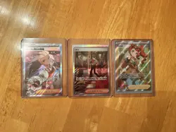 Pokemon TCG Scarlet Violet JP & ENG Trainer Illustration Card Lot | Rika Sonia - Image 1