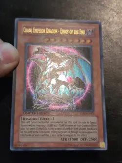Yu-Gi-Oh! ULTRA RARE CARD CHAOS EMPEROR DRAGON ENVOY OF THE END TLM-ENSE2 VLP - Image 2