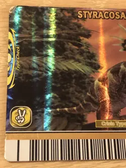 Dinosaur King Card Gold Styracosaurus Series 2 2nd Edition - Image 3