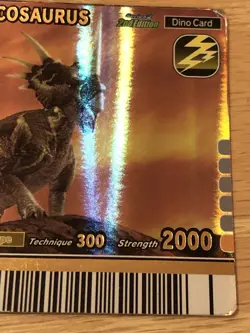 Dinosaur King Card Gold Styracosaurus Series 2 2nd Edition - Image 4