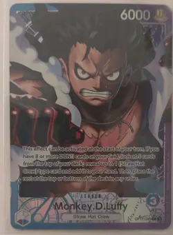 One Piece Card Game OP11 040 Leader Monkey D.Luffy Alt Art English Snakeman - Image 2