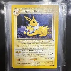 Pokemon Card - Light Jolteon Neo Destiny 48/105 Uncommon, LP - Image 1