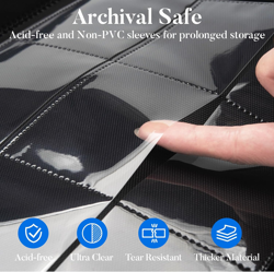 Premium 9 Pocket Card Binder for 540 Cards, PU Cover Trading Card Binder, Sturd - Image 4