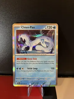 Chien-Pao - Surging Sparks SSP 056/191 Holo Rare Pokemon Card - Image 1
