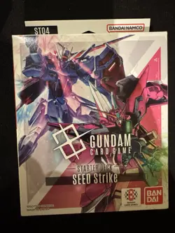 Gundam Card Game Starter Deck ST04 Seed Strike English Sealed - Image 1