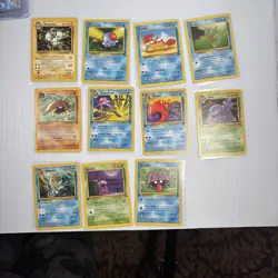 Lot Of 11 Vintage Pokemon Cards From Fossil. Some 1st Ed - Conditions LP - HP - Image 1