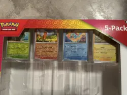 4 Promo Foil Cards from Costco Pokemon Scarlet & Violet 151 Mini Tin 5-pack - Image 2